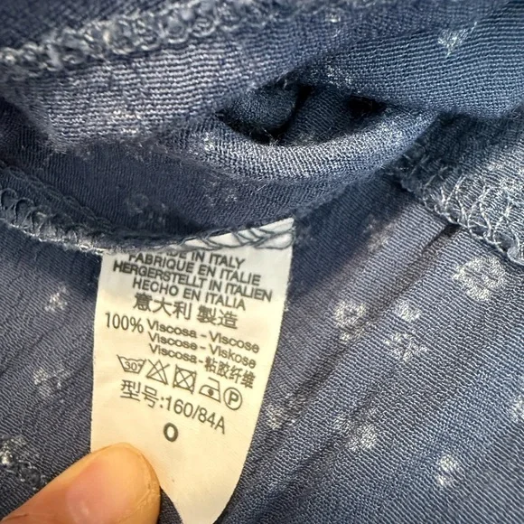 Brandy Melville - Izzy Floral Maxi Skirt in Blue & White - Picture 10 of 11